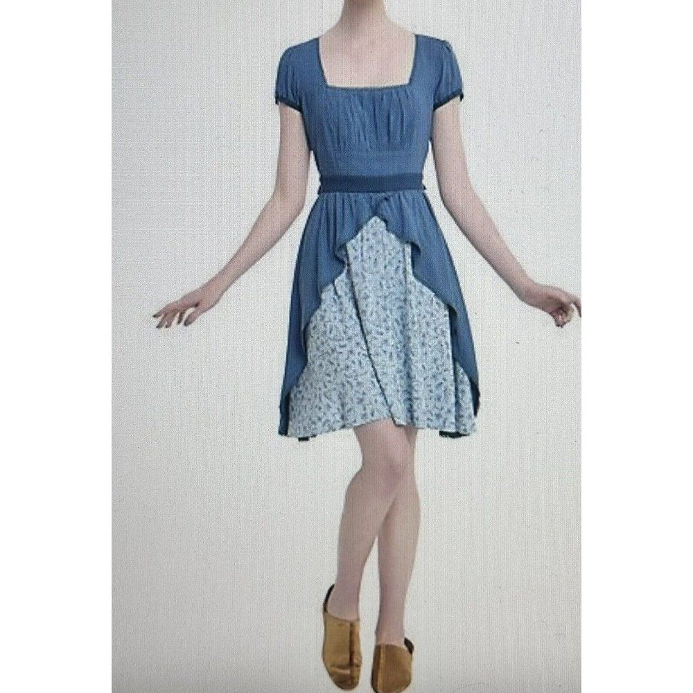 Over The Garden Wall Beatrice Cosplay Dress Hot Topic Blue Size M #1223